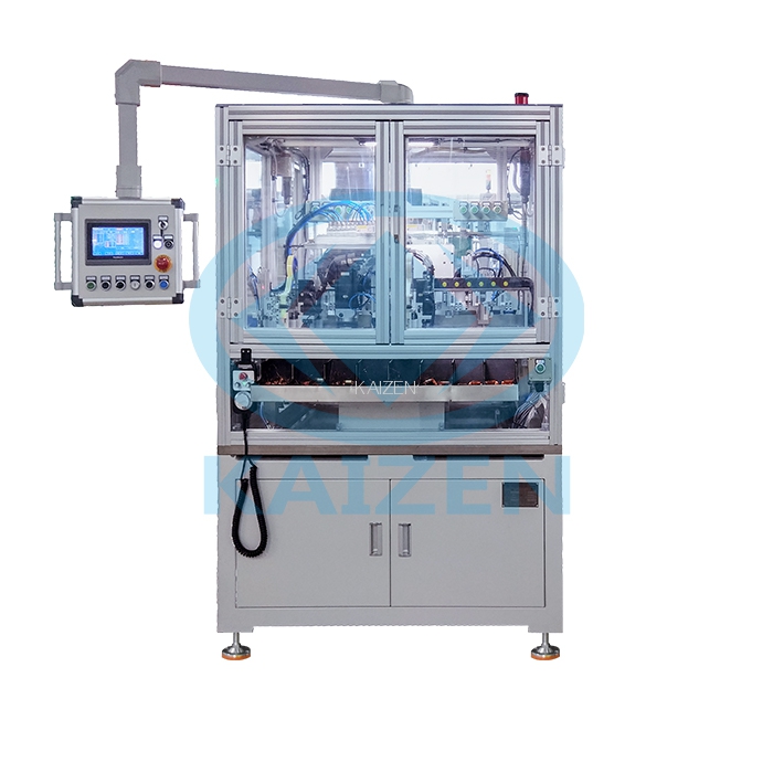 Eight station coil winding machine